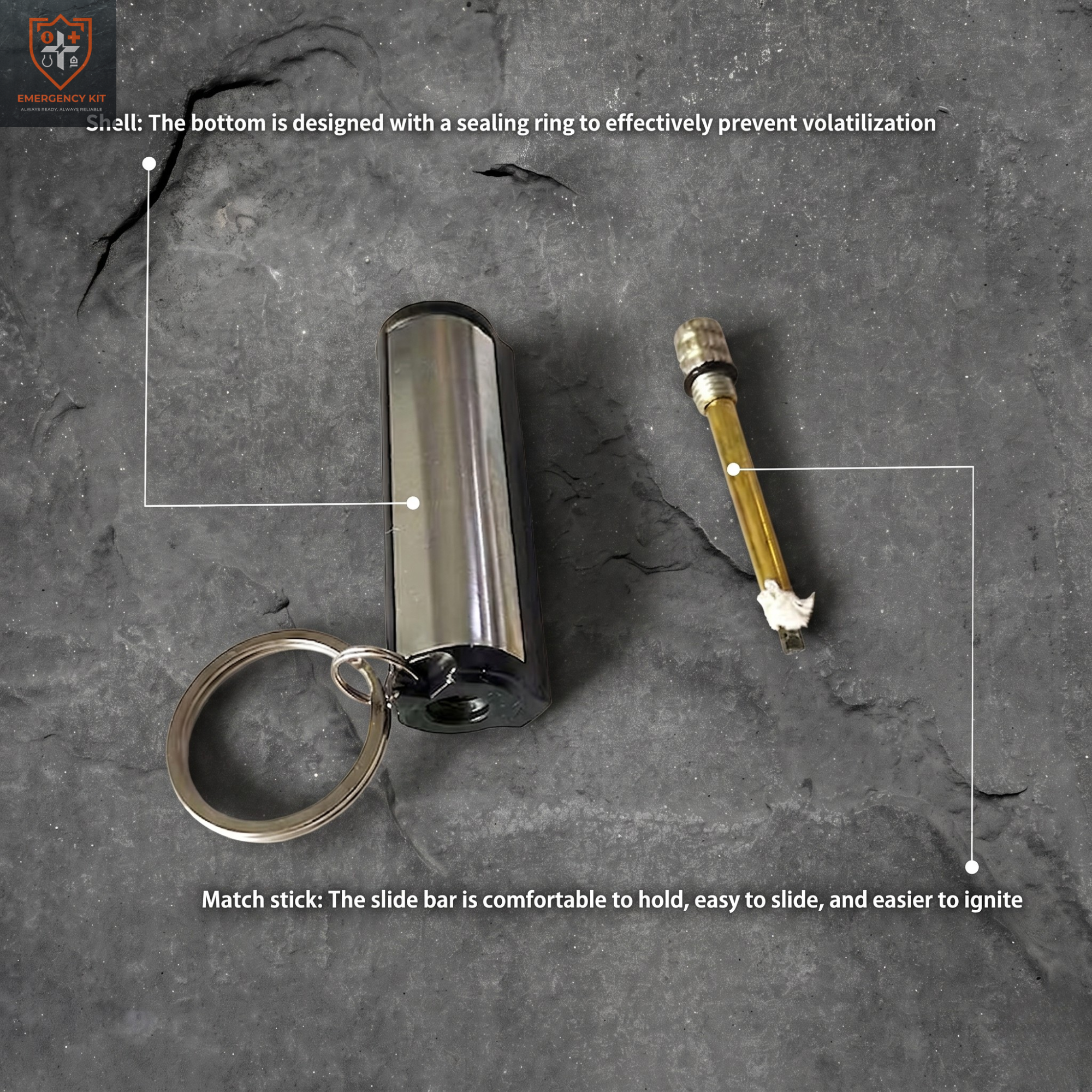 Everstrike Waterproof Perpetual Match | Infinite Ignition Survival Tool