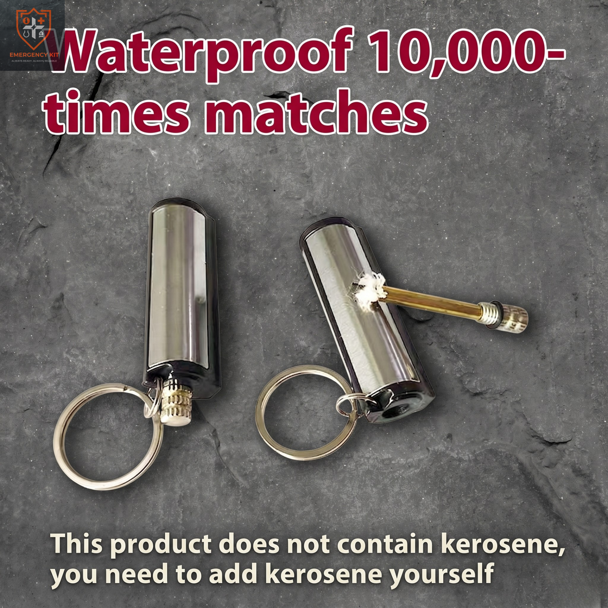 Everstrike Waterproof Perpetual Match | Infinite Ignition Survival Tool