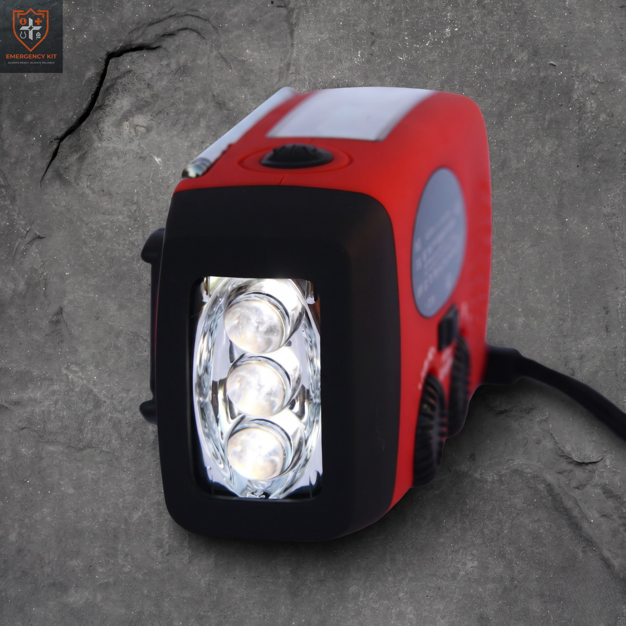 Guardian Solar/Crank Weather Radio | 3-in-1 Emergency Power & Light Station