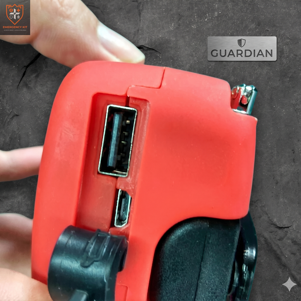 Guardian Solar/Crank Weather Radio | 3-in-1 Emergency Power & Light Station