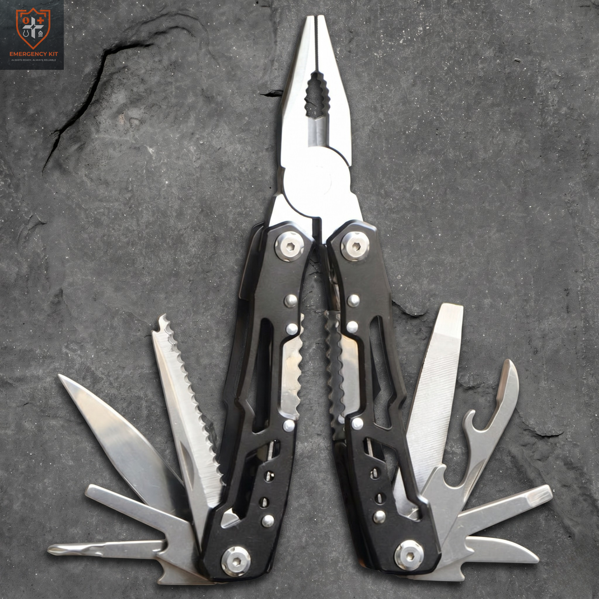 IronGrip 14-in-1 Tactical Multi-Tool Pliers | Industrial-Grade Stainless Steel
