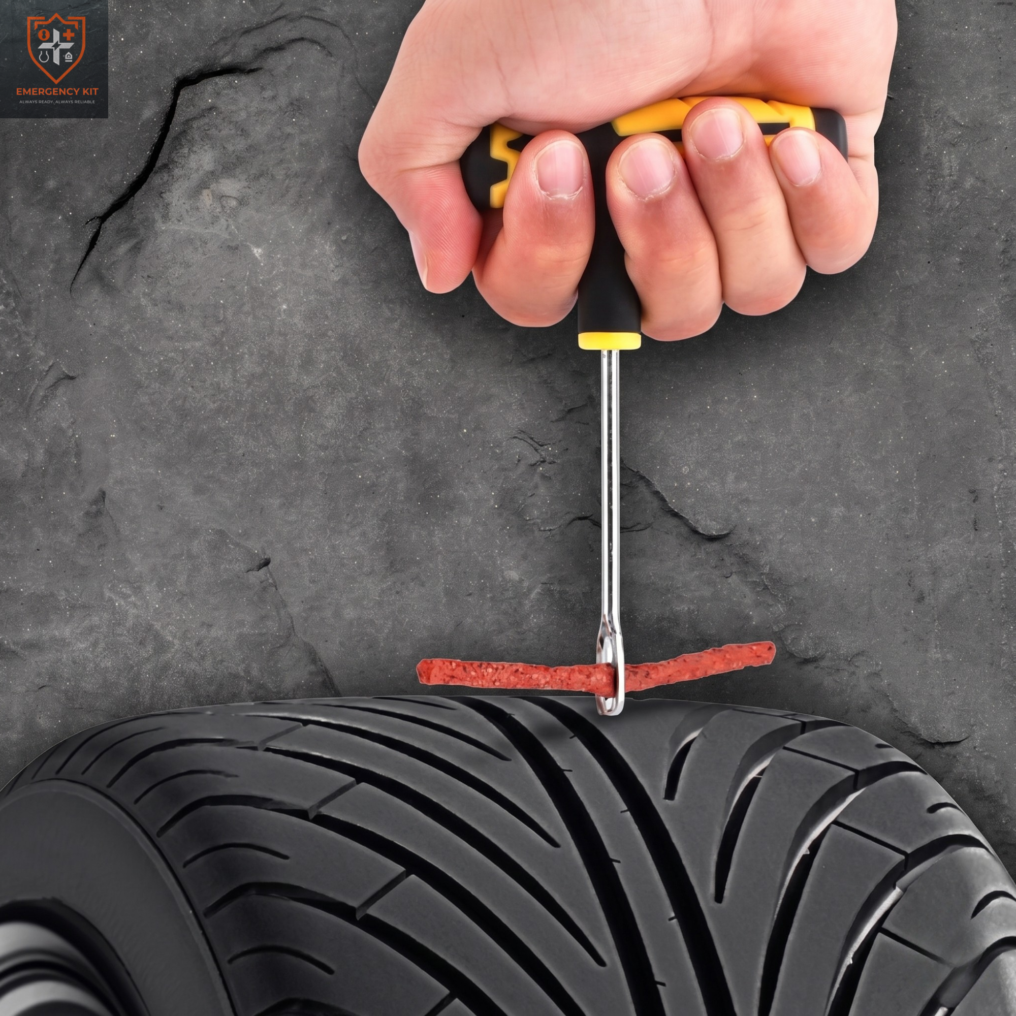 Rapid-Plug Roadside Tire Repair Kit | Heavy-Duty Tubeless Puncture Recovery