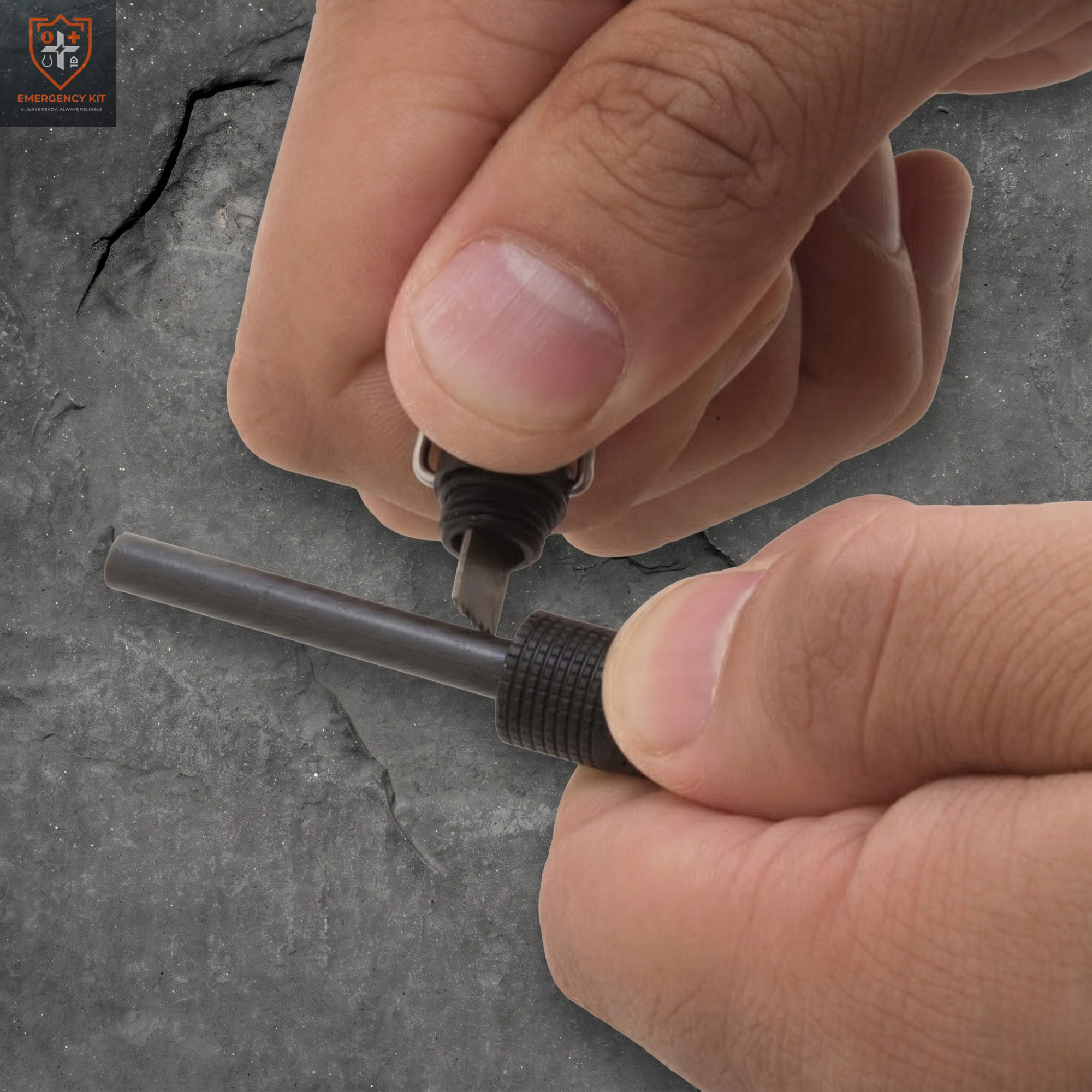 Sentinel Magnesium Ferro-Rod Igniter | Tactical All-Weather Fire Starter