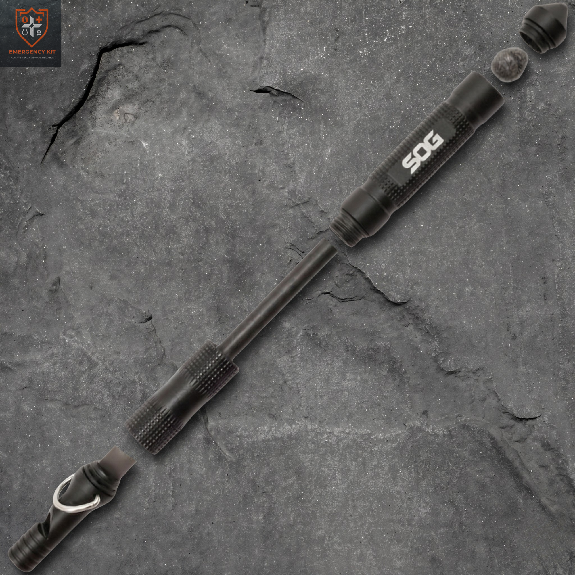 Sentinel Magnesium Ferro-Rod Igniter | Tactical All-Weather Fire Starter