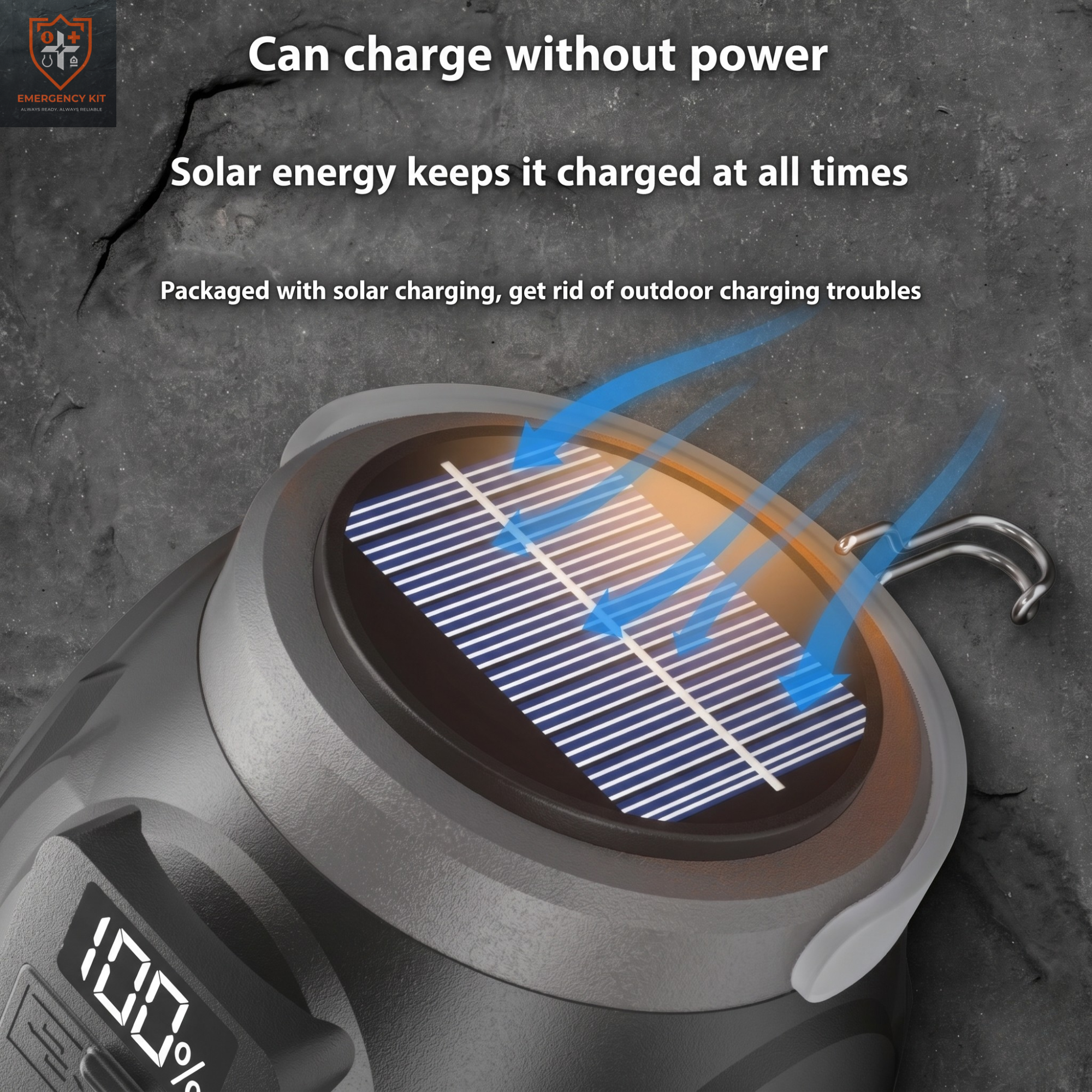 Sentinel Solar-Charge 360° Camping Lantern | High-Capacity Emergency Beacon