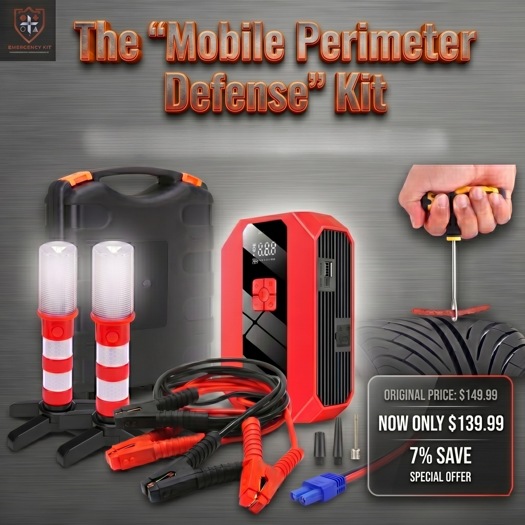 The Mobile Perimeter Defense Kit | Roadside SOS Recovery & Vehicle Breakdown Signaling Vault