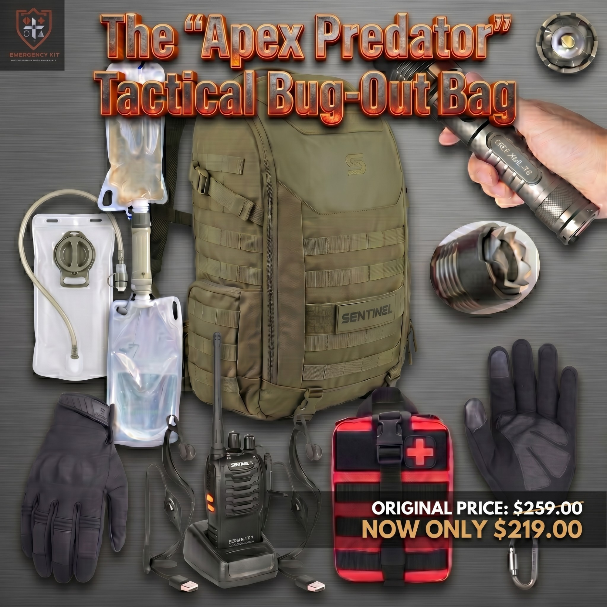 The "Apex Predator" Tactical Bug-Out Bag