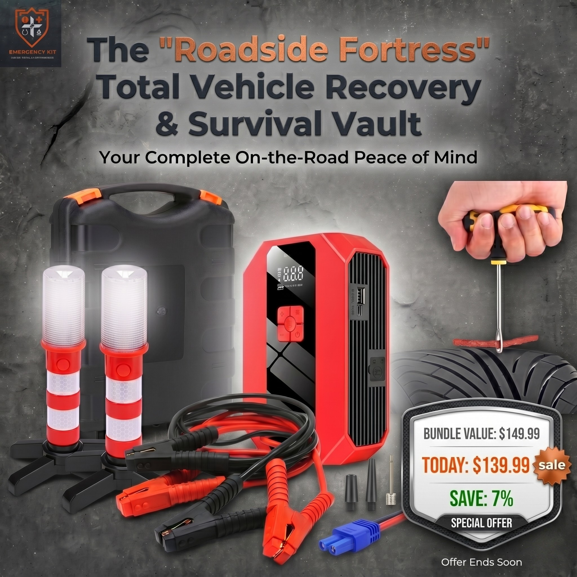 Car Emergency Survival Kit