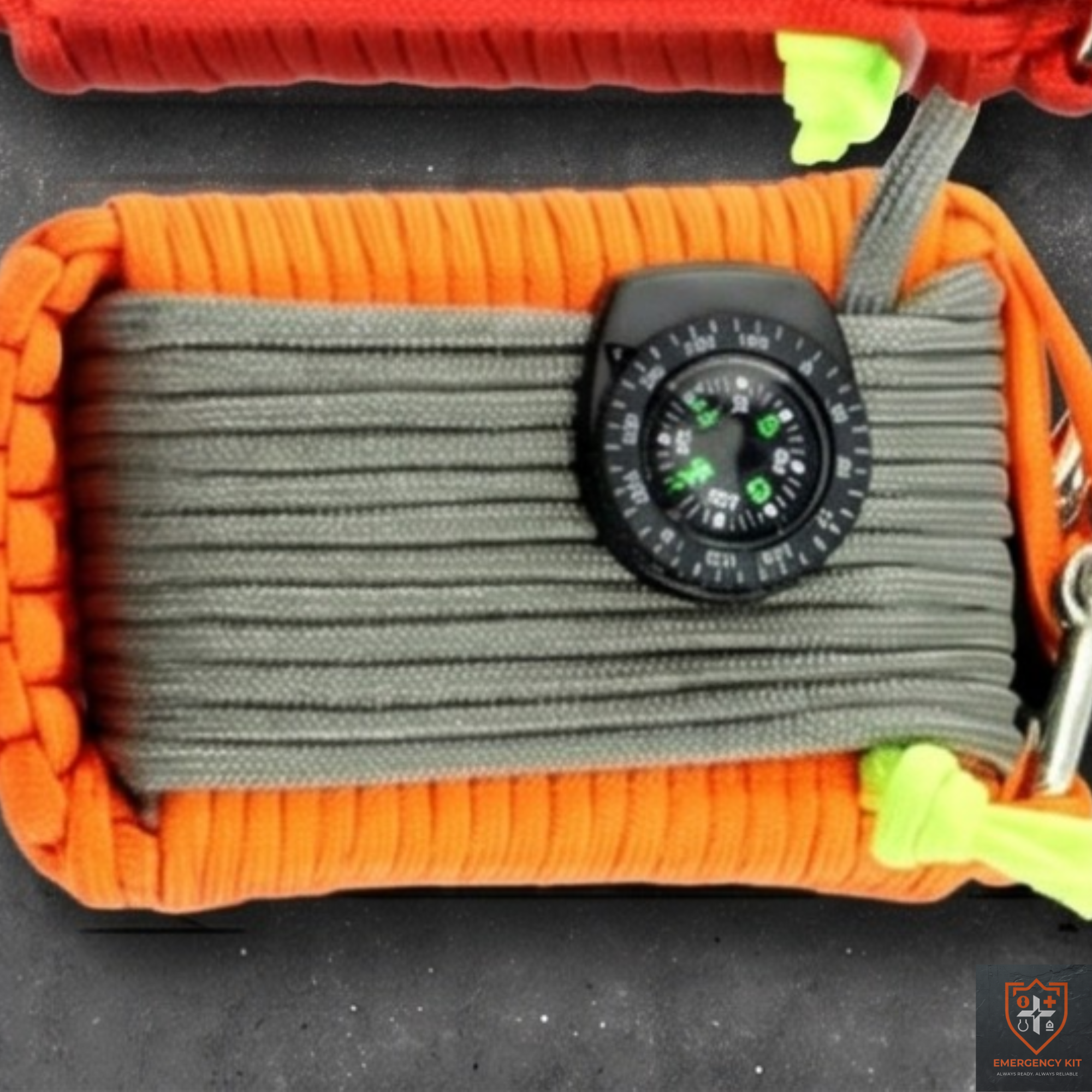 Venture 29-Piece Compact Survival Med-Kit | Tactical Paracord Emergency Station