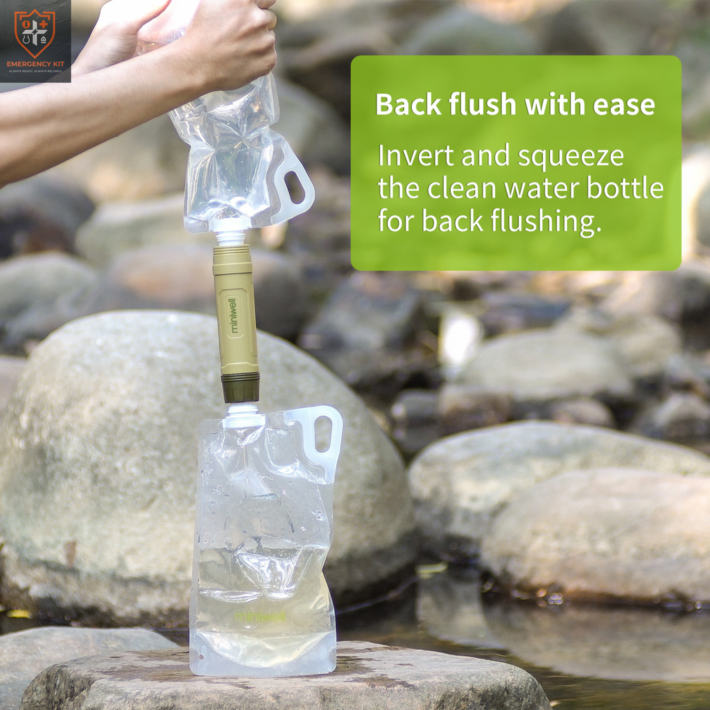 Apex Micro-Filtration Pump | Tactical 3L Dual-Reservoir Hydration System