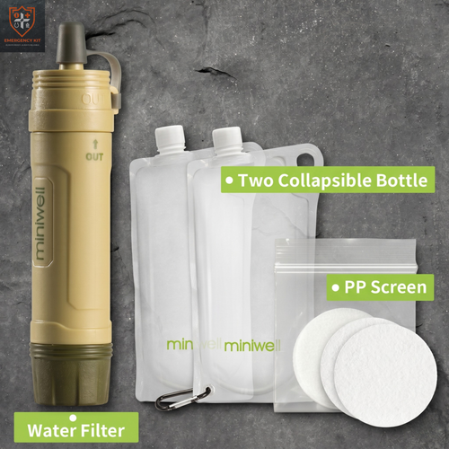 Apex Micro-Filtration Pump | Tactical 3L Dual-Reservoir Hydration System